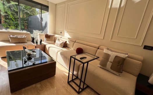 Appartement rez-de-jardin avec piscine privative à vendre – Dar Bouazza (Résidence SUNSQUARE)